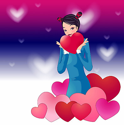 EPS 여자 기념일 일러스트 화이트데이 발렌타인데이 사랑 한명 사람 이벤트 20대 성인 하트 이미지다이어리 여자만 여자한명만 성인여자만 청년만 청년여자만 성인한명만 청년여자한명만 성인여자한명만 성인만 국내일러스트 모양 1 감정 데이이벤트 청년 파일형식 벡터