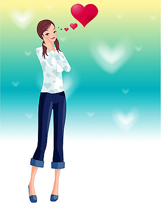 EPS 여자 기념일 일러스트 발렌타인데이 사랑 한명 사람 이벤트 20대 성인 하트 이미지다이어리 여자만 여자한명만 성인여자만 청년만 청년여자만 성인한명만 청년여자한명만 성인여자한명만 성인만 국내일러스트 모양 1 감정 데이이벤트 청년 파일형식 벡터