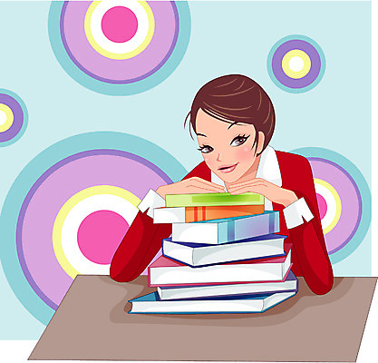 EPS 학생 여자 교육 일러스트 청소년 고등학생 실내 한명 사람 이벤트 20대 성인 책 수능 합격 이미지다이어리 수험생 여자만 여자한명만 국내일러스트 1 청년 내부 시험 파일형식 벡터