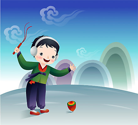 EPS 주간 명절 남자 초등학생 어린이 일러스트 새해 한명 사람 소년 야외 설날 추석 전통놀이 전통의상 한복 팽이 팽이치기 남자만 남자한명만 어린이만 소년만 소년한명만 국내일러스트 자연요소 1 학생 한국전통 전통 기념일 놀이 놀이용품 파일형식 벡터