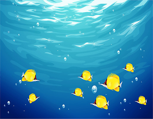 EPS 동물 척추동물 바다 일러스트 자연 관상어 어류 풍경 사람없음 바닷속 해저 수중동물 바다배경 국내일러스트 백그라운드 수중 생태계 파일형식 벡터
