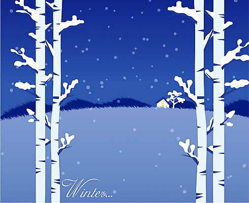 EPS 나무 식물 사계절 계절 백그라운드 겨울 일러스트 자연 산 주택 풍경 사람없음 야외 마을 눈 야간 대설 겨울배경 국내일러스트 자연요소 날씨 건물 절기 생태계 파일형식 벡터