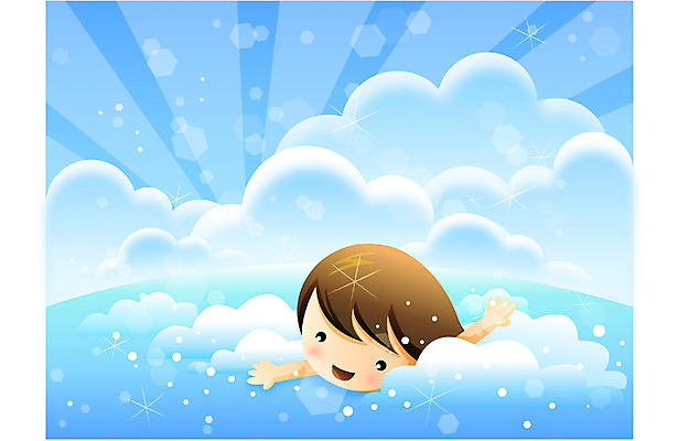 EPS 주간 구름 계절 어린이교육 교육 남자 어린이라이프 초등학생 어린이 바다 일러스트 방학 여름방학 한명 사람 풍경 소년 상반신 야외 빛 수영 남자만 남자한명만 어린이만 소년만 소년한명만 국내일러스트 자연요소 1 학생 라이프스타일 휴가 수상스포츠 파일형식 벡터 여름_계절