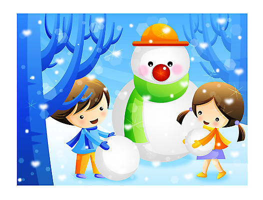 EPS 전신 나무 사계절 계절 여자 남자 어린이라이프 어린이 겨울 일러스트 자연 눈사람 놀이 서기 사람 소녀 소년 야외 두명 눈 대설 눈덩이 어린이만 국내일러스트 자연요소 식물 라이프스타일 모션 날씨 눈_날씨 절기 생태계 파일형식 벡터