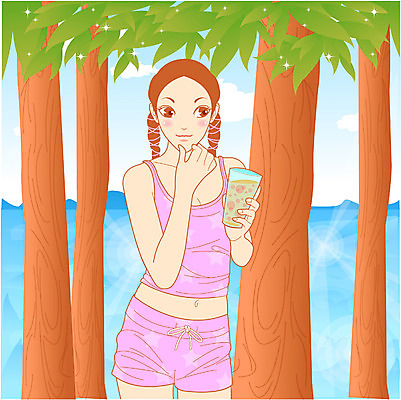 EPS 주간 나무 웰빙 계절 여자 여유 음료 바다 여행 일러스트 휴가 휴식 여러그루 한명 서기 사람 상반신 20대 성인 야외 여름 여름휴가 바캉스 주스 비치웨어 여자만 여자한명만 성인여자만 청년만 청년여자만 성인한명만 청년여자한명만 성인여자한명만 성인만 국내일러스트 자연요소 식물 1 옷 감정 다수 컨셉 모션 청년 파일형식 벡터 여름_계절