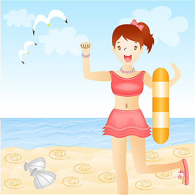EPS 주간 웰빙 계절 여자 여유 바다 여행 일러스트 휴가 휴식 한명 서기 사람 상반신 20대 성인 해변 야외 여름 여름휴가 바캉스 모래사장 튜브 비치웨어 여자만 여자한명만 성인여자만 청년만 청년여자만 성인한명만 청년여자한명만 성인여자한명만 성인만 국내일러스트 자연요소 1 옷 감정 컨셉 모션 청년 파일형식 벡터 여름_계절