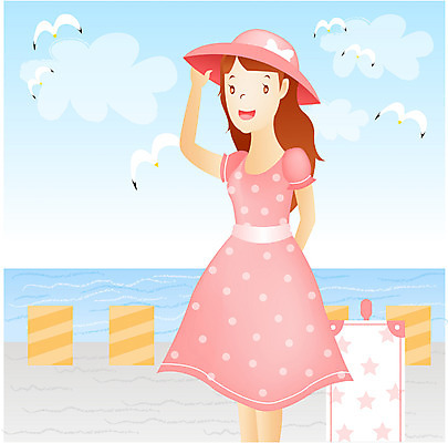 EPS 주간 웰빙 계절 여자 여유 바다 여행 일러스트 휴가 휴식 한명 서기 사람 상반신 20대 성인 야외 여름 여름휴가 바캉스 여자만 여자한명만 성인여자만 청년만 청년여자만 성인한명만 청년여자한명만 성인여자한명만 성인만 국내일러스트 자연요소 1 감정 컨셉 모션 청년 파일형식 벡터 여름_계절
