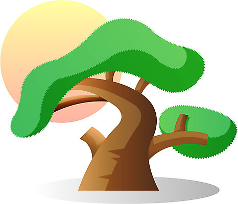 EPS 나무 식물 아이콘 명절 한국 사람없음 추석 소나무 2D아이콘 전통 기념일 아시아 파일형식 벡터