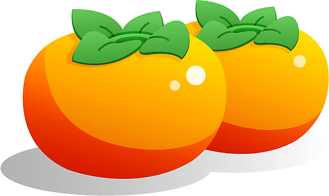 EPS 식물 아이콘 명절 열매 과일 한국 감 사람없음 추석 2D아이콘 전통 기념일 아시아 파일형식 벡터