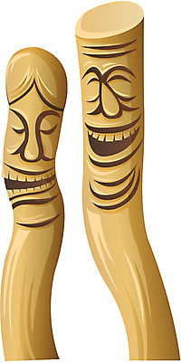 EPS 아이콘 전통 명절 종교 유적 종교용품 유물 한국 사람없음 추석 무속 무속신앙용품 장승 2D아이콘 기념일 아시아 파일형식 벡터