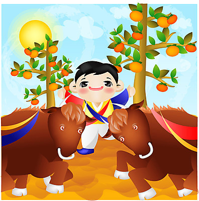 EPS 주간 전신 한국문화 한국전통 계절 명절 남자 초등학생 어린이 일러스트 한국 한명 서기 사람 소년 야외 추석 전통놀이 가축 가을 소 심판 감나무 판결 소싸움 남자만 남자한명만 어린이만 소년만 소년한명만 국내일러스트 자연요소 나무 동물 1 학생 동양문화 전통 기념일 아시아 포유류 모션 놀이 감 파일형식 벡터
