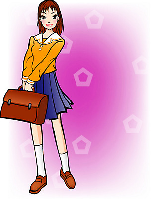 EPS 전신 직업 학생 여학생 여자 교복 일러스트 중학생 청소년 고등학생 한명 서기 사람 10대 스쿨라이프 여자만 여자한명만 십대만 십대여자만 십대여자한명만 국내일러스트 1 라이프스타일 옷 학교 모션 파일형식 벡터