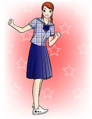 EPS 전신 직업 학생 여학생 여자 교복 일러스트 중학생 청소년 고등학생 한명 서기 사람 10대 스쿨라이프 여자만 여자한명만 십대만 십대여자만 십대여자한명만 국내일러스트 1 라이프스타일 옷 학교 모션 파일형식 벡터