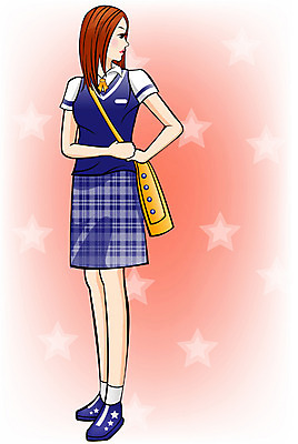 EPS 전신 직업 학생 여학생 여자 교복 일러스트 중학생 청소년 고등학생 한명 서기 사람 10대 스쿨라이프 여자만 여자한명만 십대만 십대여자만 십대여자한명만 국내일러스트 1 라이프스타일 옷 학교 모션 파일형식 벡터