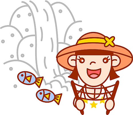 EPS 클립아트 계절 여자 어린이교육 교육 초등학생 어린이 일러스트 방학 여름방학 한명 사람 소녀 상반신 여름 개울 고기잡이 여자만 여자한명만 어린이만 소녀만 소녀한명만 국내일러스트 1 학생 휴가 어업 강 파일형식 벡터 여름_계절