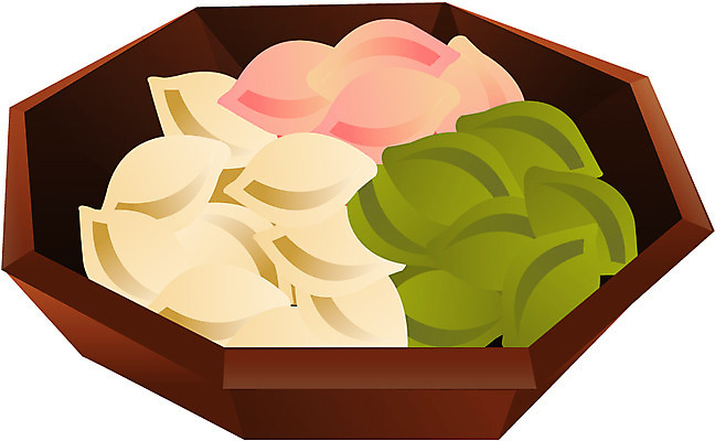 EPS 클립아트 명절 한식 음식 일러스트 디저트 떡 한국 사람없음 추석 축제 송편 국내일러스트 전통 기념일 아시아 파일형식 벡터