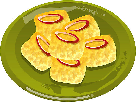 EPS 클립아트 명절 한식 음식 일러스트 디저트 떡 한국 사람없음 추석 축제 국내일러스트 전통 기념일 아시아 파일형식 벡터