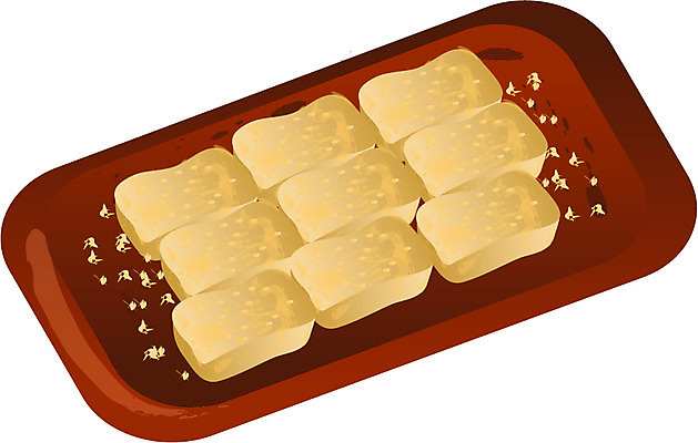 EPS 클립아트 명절 한식 음식 일러스트 디저트 떡 한국 사람없음 추석 축제 인절미 차례음식 국내일러스트 전통 기념일 아시아 전통음식 파일형식 벡터