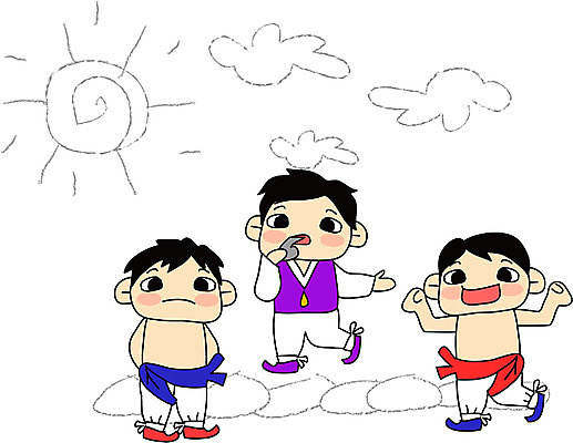 EPS 주간 전신 클립아트 한국문화 한국전통 명절 남자 일러스트 한국 서기 사람 경기 야외 세명 추석 축제 전통놀이 시골집 씨름 씨름선수 남자만 국내일러스트 자연요소 동양문화 전통 기념일 아시아 스포츠 모션 놀이 운동선수 주택 파일형식 벡터