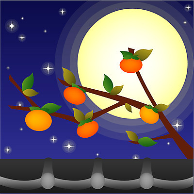 EPS 식물 사계절 계절 명절 열매 백그라운드 과일 일러스트 자연 한국 풍경 사람없음 야외 담장 추석 축제 보름달 가을 야간 감나무 밤나무 가을배경 국내일러스트 자연요소 나무 전통 기념일 아시아 감 달 밤_견과류 생태계 파일형식 벡터 가을_계절