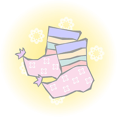 EPS 아이콘 한국문화 한국전통 전통 옷 사람없음 전통의상 버선 2D아이콘 동양문화 양말 전통소품 한국 파일형식 벡터