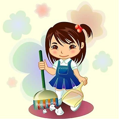 EPS 캐릭터 여자 어린이교육 교육 초등학생 어린이 일러스트 학교 교육캐릭터 실내 초등학교 한명 사람 소녀 라이프 스쿨라이프 빗자루 청소 청소시간 쓰레받기 환경미화 여자만 여자한명만 어린이만 소녀만 소녀한명만 일러캐릭터 1 학생 라이프스타일 내부 생활 환경 청소도구 파일형식 벡터