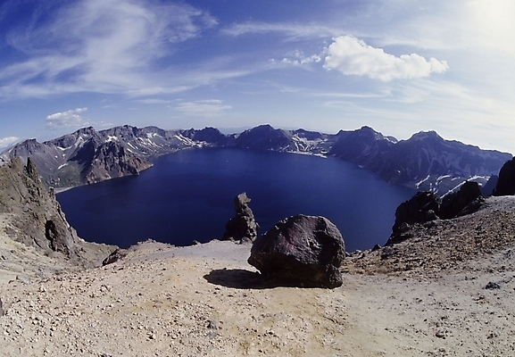 포토 JPG 주간 자연 산 풍경 사람없음 야외 백두산 천지 국내포토 자연요소 생태계 파일형식