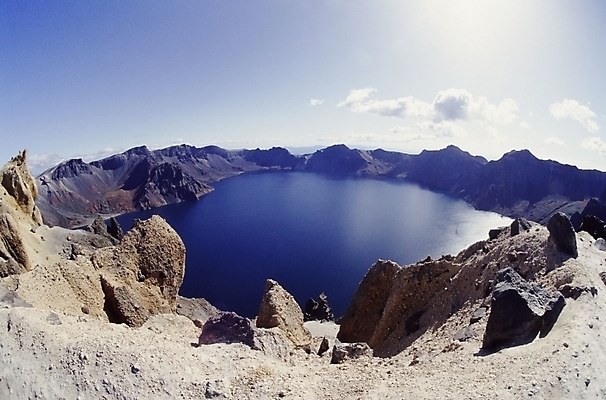 포토 JPG 주간 자연 산 풍경 사람없음 야외 백두산 천지 국내포토 자연요소 생태계 파일형식