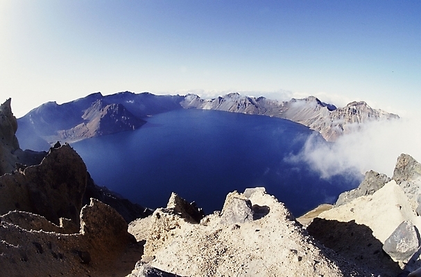 포토 JPG 주간 자연 산 풍경 사람없음 야외 백두산 천지 국내포토 자연요소 생태계 파일형식
