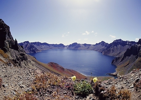 포토 JPG 주간 자연 산 풍경 사람없음 야외 백두산 천지 국내포토 자연요소 생태계 파일형식