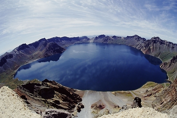 포토 JPG 주간 자연 산 풍경 사람없음 야외 백두산 천지 국내포토 자연요소 생태계 파일형식