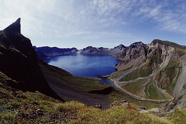 포토 JPG 주간 자연 산 풍경 사람없음 야외 백두산 천지 국내포토 자연요소 생태계 파일형식