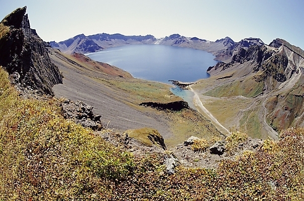 포토 JPG 주간 자연 산 풍경 사람없음 야외 백두산 천지 국내포토 자연요소 생태계 파일형식