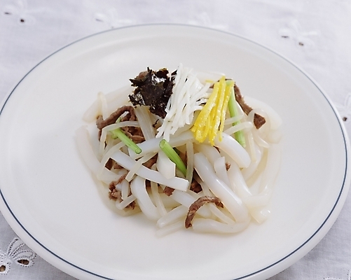 포토 JPG 스튜디오촬영 한국문화 한식 음식 한국 사람없음 무침 묵청포 탕평채 국내포토 동양문화 아시아 실내 파일형식