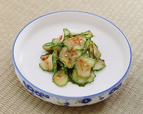 포토 JPG 스튜디오촬영 한국문화 한식 음식 한국 사람없음 무침 오이무침 국내포토 동양문화 아시아 실내 파일형식