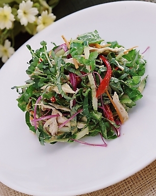 포토 JPG 스튜디오촬영 한국문화 한식 음식 채소 한국 사람없음 샐러드 부추 무침 생채 국내포토 동양문화 아시아 실내 파일형식