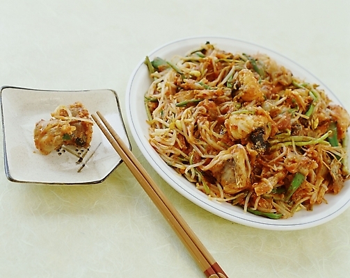 포토 JPG 스튜디오촬영 한식 음식 젓가락 사람없음 찜 아귀찜 국내포토 수저 실내 파일형식