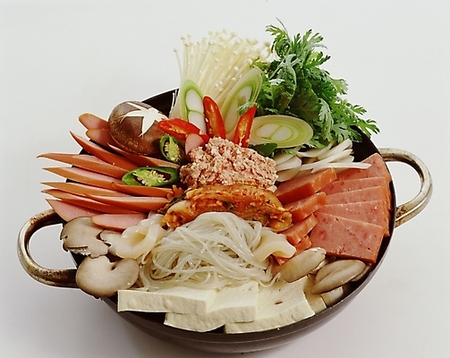 포토 JPG 스튜디오촬영 한국문화 한식 음식 식재료 사람없음 찌개 부대찌개 국내포토 동양문화 한국 실내 파일형식 아시아 문화 내부 나라