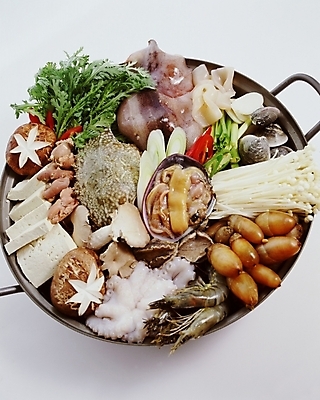 포토 JPG 스튜디오촬영 한국문화 한식 음식 식재료 사람없음 찌개 해물전골 해물찌개 국내포토 동양문화 한국 실내 전골 파일형식