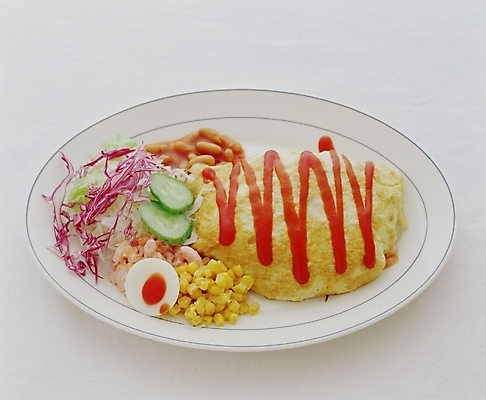 포토 JPG 스튜디오촬영 음식 서양음식 사람없음 오므라이스 오믈렛 국내포토 실내 계란요리 파일형식