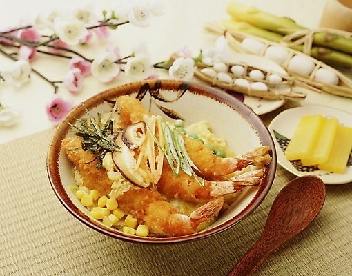 포토 JPG 스튜디오촬영 음식 외국문화 일본문화 밥 사람없음 덮밥 새우덮밥 새우튀김덮밥 일본음식 국내포토 동양문화 문화 실내 파일형식