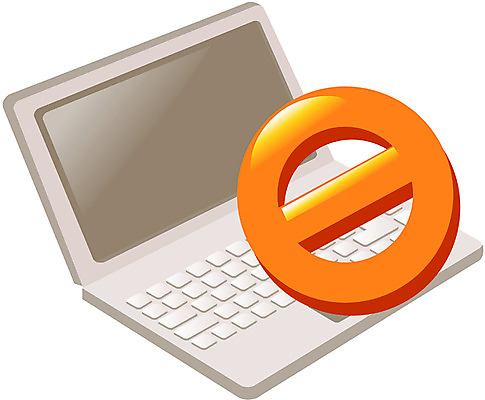 EPS 아이콘 사람없음 노트북 컴퓨터 금지 고장 모던아이콘 투톤아이콘 반송 에러 2D아이콘 전자제품 파일형식 벡터