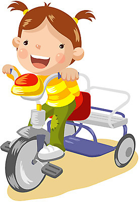 EPS 클립아트 여자 초등학생 어린이 일러스트 한명 사람 소녀 자전거 세발자전거 여자만 여자한명만 어린이만 소녀만 소녀한명만 국내일러스트 1 학생 바이크 파일형식 벡터