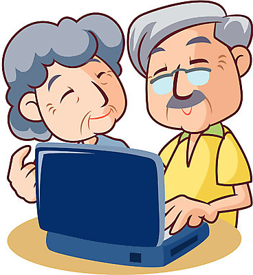 EPS 클립아트 캐릭터 라이프스타일 커플 여자 할아버지 노년 남자 할머니 일러스트 사람 두명 노트북 컴퓨터 노부부 실버 노인만 성인만 일러캐릭터 부부 관계 성인 생활 전자제품 파일형식 벡터