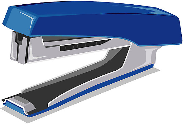 EPS 아이콘 컬러 문구용품 사람없음 파란색 한개 사무용품 스테이플러 오브젝트 스탬플러 2D아이콘 1 파일형식 벡터
