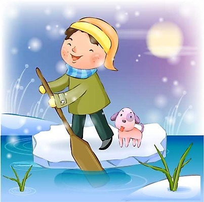 EPS 계절 여자 남자 초등학생 어린이 크리스마스 겨울 일러스트 한명 사람 소녀 소년 야외 눈 개 야간 노 대설 얼음판 어린이만 국내일러스트 자연요소 1 학생 기념일 포유류 날씨 얼음 절기 선박 파일형식 벡터