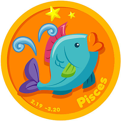 EPS 클립아트 동물 척추동물 캐릭터 별 일러스트 어류 사람없음 별자리 운세 별자리캐릭터 물고기자리 일러캐릭터 자연요소 수중동물 파일형식 벡터