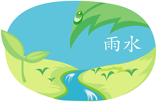 EPS 클립아트 사계절 계절 일러스트 풍경 사람없음 새싹 봄 절기 우수 국내일러스트 식물 파일형식 벡터