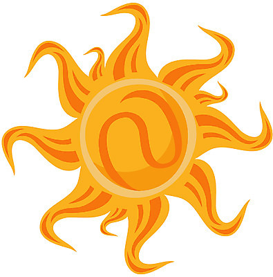 EPS 자연요소 클립아트 일러스트 자연 날씨 사람없음 태양 맑음 일기 더위 국내일러스트 생태계 파일형식 벡터