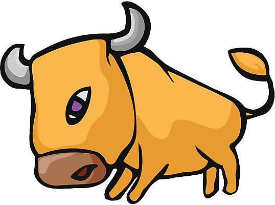 EPS 클립아트 동물 척추동물 캐릭터 육지동물 일러스트 포유류 사람없음 별자리 운세 소 별자리캐릭터 황소자리 일러캐릭터 파일형식 벡터
